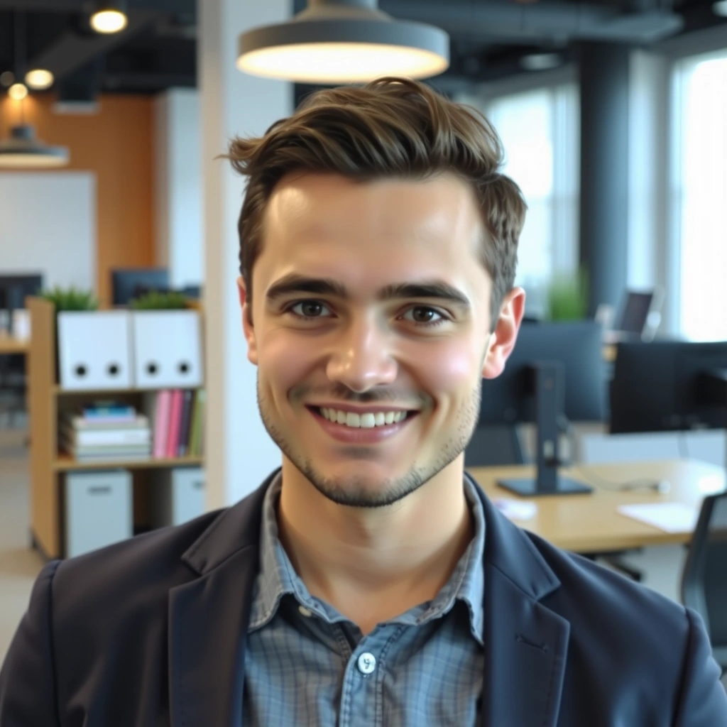 A professional headshot of Alex Johnson, a digital marketing expert.