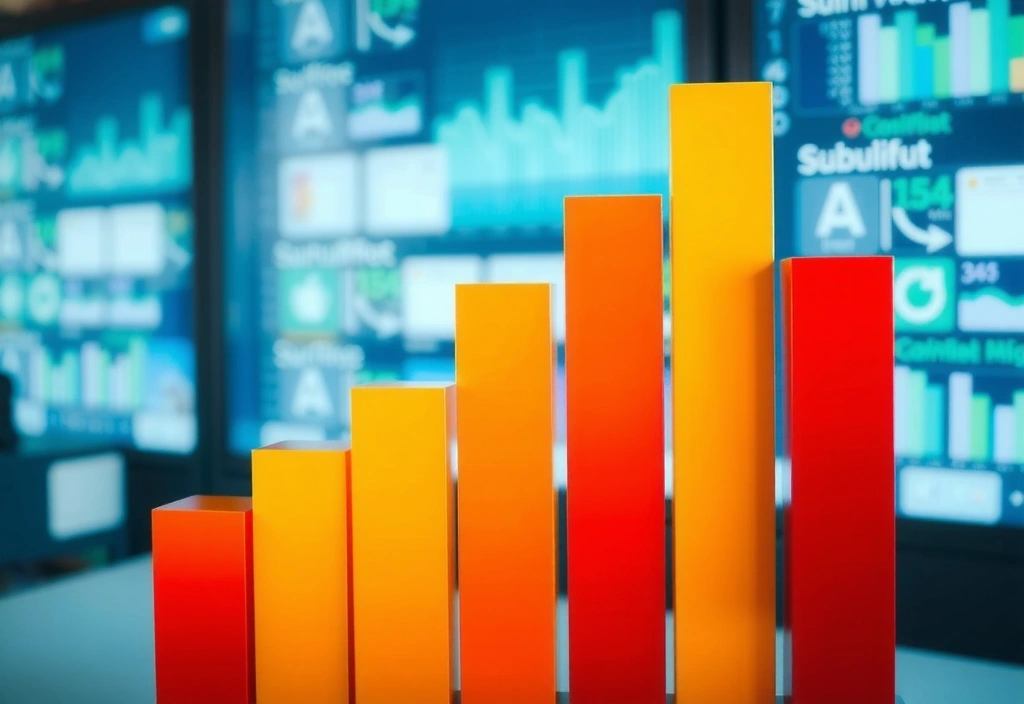 Graph showing significant increase in sales due to email marketing