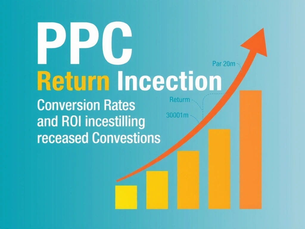 Graph showing significant increase in conversion rates and ROI from PPC campaigns